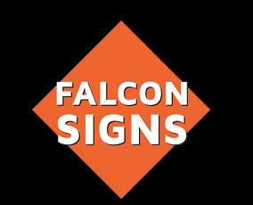 an image of the logo for Falcon Signs